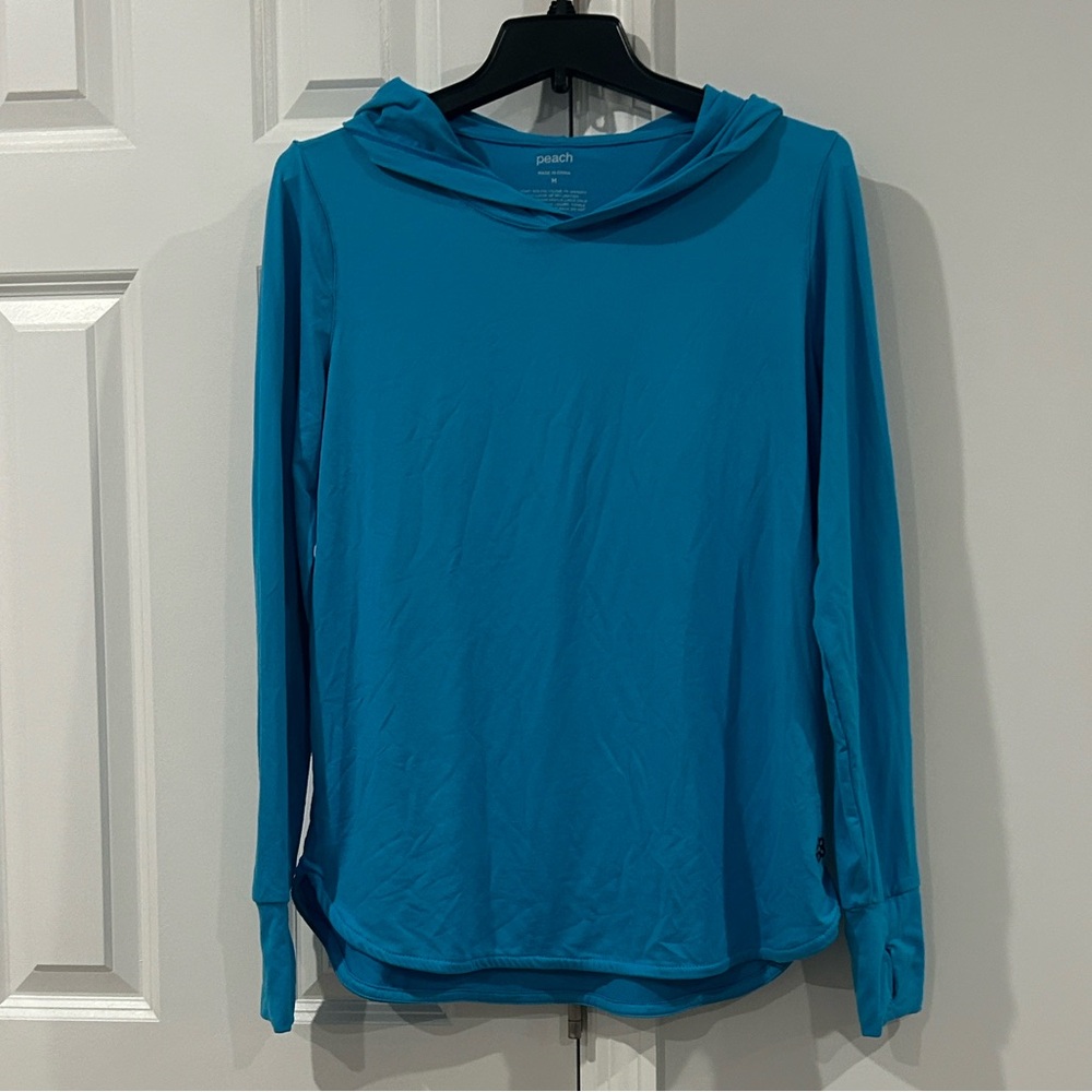 NWT Peach Nell Long Sleeve Top in Bright Blue